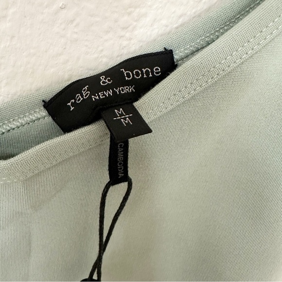 NWT RAG & BONE Green Archetype Roxie Bodysuit in Sage M - Picture 3 of 5